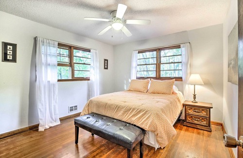 Acworth House | Acworth Retreat w/ Fireplace, Deck, 3 Acres!