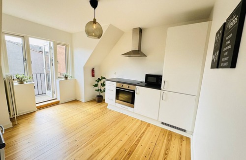Randers Apartment | aday - 1 bedroom balcony apartment on the pedestrian street in Randers