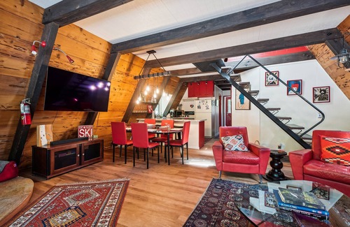 Tahoe City Cabin | Adventures of the A-frame- 3BR w/Hot Tub, Backs to forest- Dogs OK!