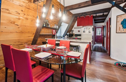 Tahoe City Cabin | Adventures of the A-frame- 3BR w/Hot Tub, Backs to forest- Dogs OK!