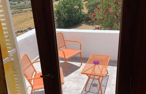 Krotiri Apartment | Aegean Overlook Studios #2. Quiet rooms overlooking the Port.