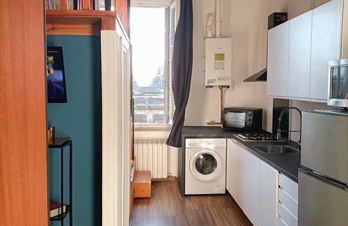 Trezzo sull'Adda Apartment | Affascinante monolocale soppalcato in un vecchio Collegio