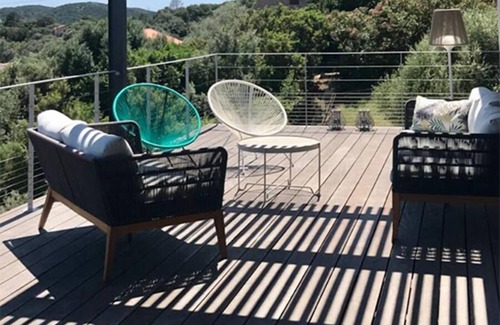 San-Gavino-di-Carbini Villa | Air-conditioned villa with swimming pool, sea view.