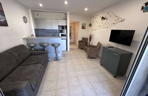 Le Grau-Du-Roi Apartment | Air-conditioned studio 30m² with pool 50m from the beach