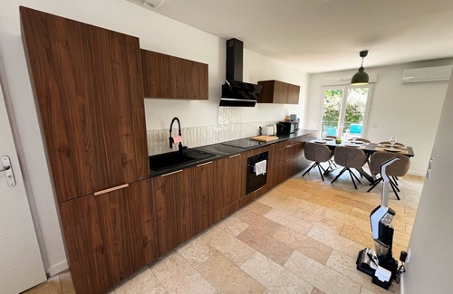 Saubion House | Air-conditioned villa 8 pers, 4 bedrooms, 3 bathrooms