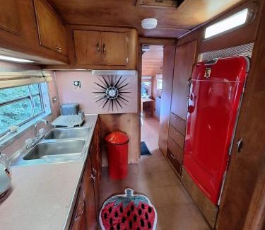 Lostwithiel Cabin | Airstream style caravan with optional hot tub
