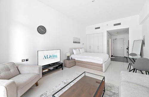Dubai Apartment | ALiving Luxury Studio Apartment at DAMAC Hills 504