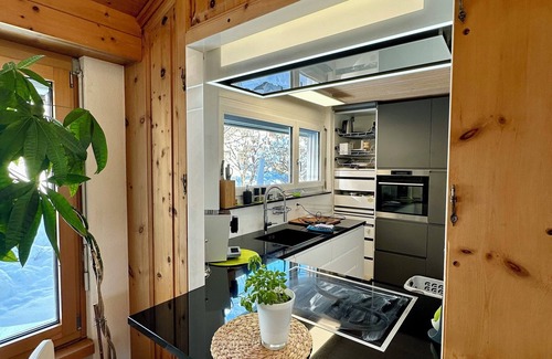 Engadin Scoul House | All-around mountain view 3-bedroom house in Scuol - garden/balcony/garage