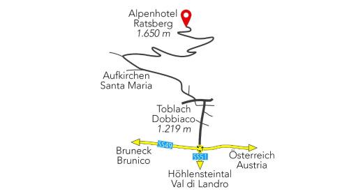 Valle San Silvestro Hotel | Alpenhotel Ratsberg 1650m