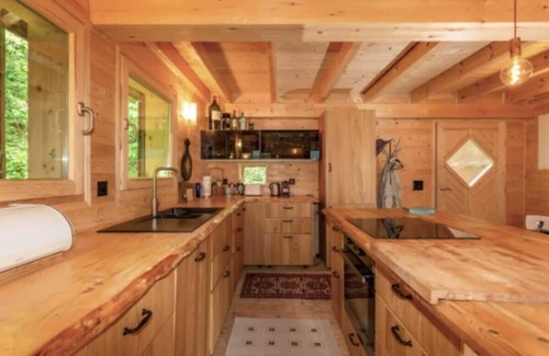 Rossiniere Ski Chalet | Alps Chalet for Big Group with Sauna & Yoga Terrace