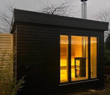Dumfries Apartment | Amazing Cottage & detached Annex sleeps 8, Extra Deep Hot tub, Super Fast wifi, New for 2024 is the addition of Wood Fired Sauna