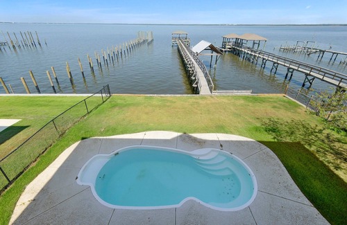 Pass Christian House | Amazing House Directly on Bay with Pool, Pier and Beautiful Sunsets