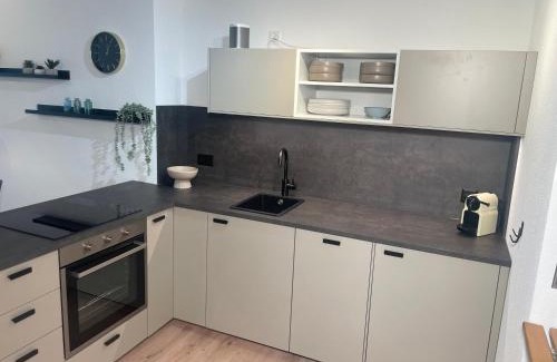 Leukerbad Apartment | Ambiente Appartement C2 - moderne Ferienwohnung mit Terrasse in Leukerbad