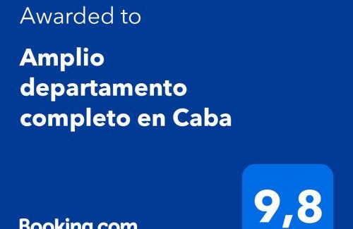 Flores Apartment | Amplio departamento completo en Caba