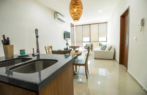 Las Gaviotas Apartment | Amplio departamento Modern Boho cerca de la playa