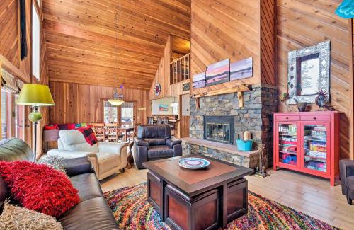 Angel Fire House | Angel Fire Cabin Hot Tub, Fire Pit and Trail Access