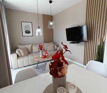 Biskupiec Apartment | Apartament z 2 sypialniami - Nova Ludova - blisko 2 jezior