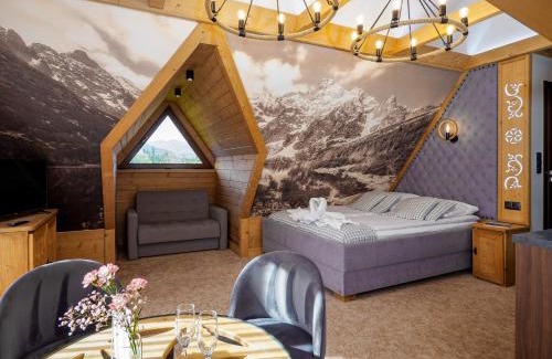 Male Ciche Apartment | Apartamenty Małe Ciche z jacuzzi ogrodowym, widokiem na TATRY i SKY WALK