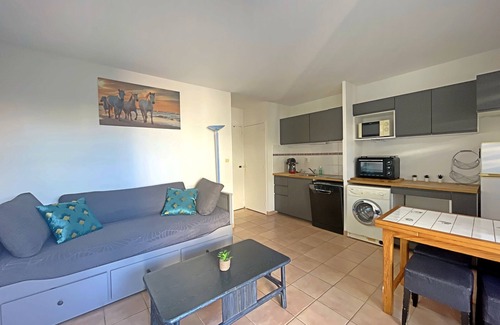 Saintes-Maries-de-la-Mer Apartment | Apartment for 4 in Saintes-Maries-de-la-Mer with Patio and Parking