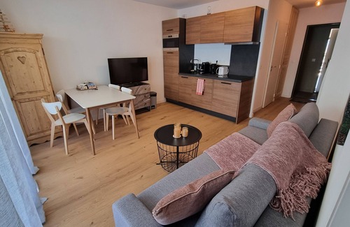 Saint-Etienne-de-Tinee Apartment | Apartment "Aspen Park 101" with Private Terrace & Wi-Fi