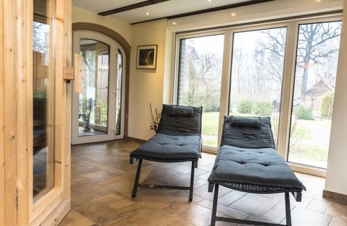 Burg Apartment | Apartment 1 in a quiet, idyllic holiday property, directly on the river with a large garden