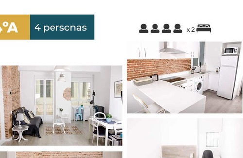 Diputacion de Cartagena Casco Apartment | Apartment 4A 2 rooms 4 people, Historical Center II