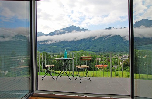 Gmain Apartment | Apartment 5 Studio Apartment 33 sqm, 1 to 2 persons, balcony with wonderful mountain view