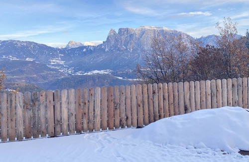 Longomoso Apartment | Apartment "Alpenglow Terra" with Mountain View, Private Terrace & Wi-Fi