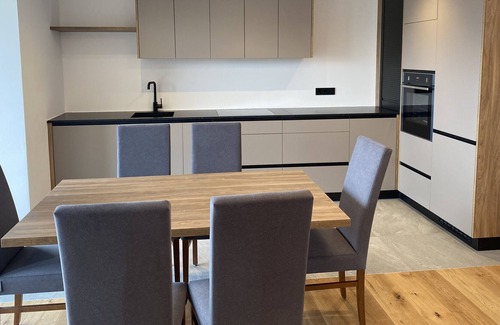 Longomoso Apartment | Apartment "Alpenglow Terra" with Mountain View, Private Terrace & Wi-Fi
