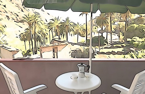 Valle Gran Rey Apartment | Apartment 'Apartamento Nayara B' with Sea View, Shared Terrace and Wi-Fi