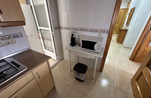 San Juan de los Terreros Apartment | Apartment 'Apartamento Al Lado De La Playa' with Sea View, Shared Pool and Wi-Fi