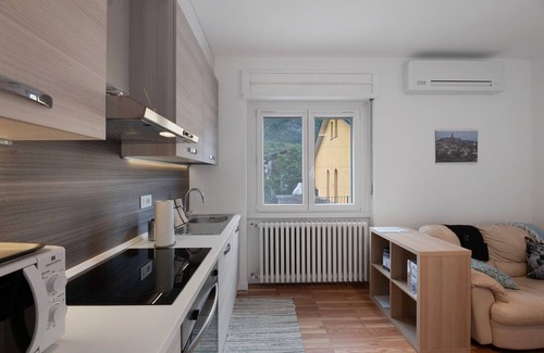 Prata Camportaccio Apartment | Apartment 'Appartamento' with Mountain View, Wi-Fi and Air Conditioning