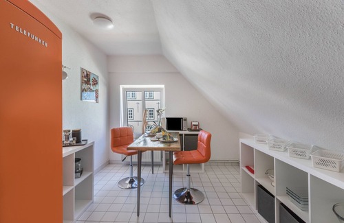 Friedrichstadt Apartment | Apartment "Blumenhaus Friedrichstadt" with Wi-Fi
