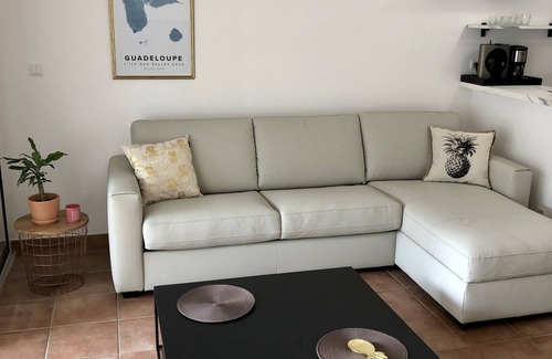 Bas du Fort Apartment | Apartment by the sea in residence with swimming pool