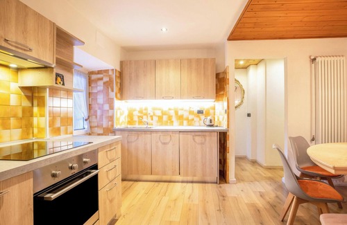Campitello di Fassa Apartment | Apartment "Chalet Osmar 1" with Mountain View, Wi-Fi, Garden & Terrace