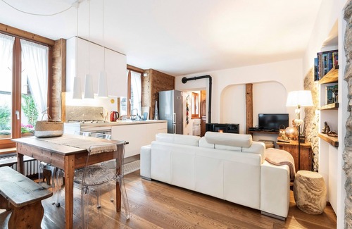 Borca Apartment | Apartment "Casa Weisstor", with lawn and vegetable gardens in the presence of Monte Rosa