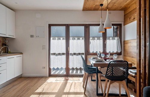 San Giovanni di Fassa Apartment | Apartment 'Casa Caterina' with Mountain View, Private Terrace and Wi-Fi