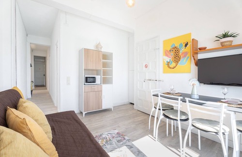 Playa de Almarda Apartment | Apartment 'casAcamer Norte' with Sea View, Private Terrace and Air Conditioning