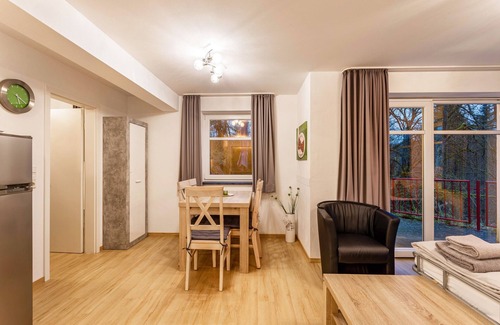 Willingen Apartment | Apartment 'Ferienwohnung Viadukt' with Mountain View, Private Terrace and Wi-Fi