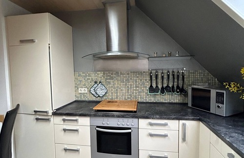 Stockach Apartment | Apartment 'Ferienwohnung am Rosenberg' with Shared Garden, Wi-Fi and Air Conditioning