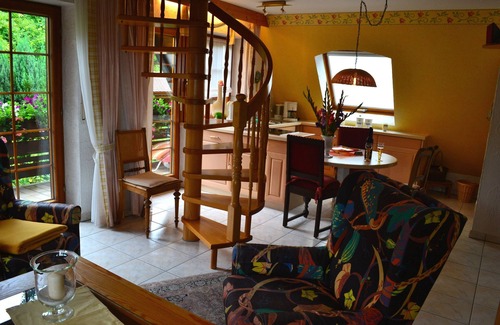 Sasbachwalden Apartment | Apartment 'Goldammer' with Mountain View, Shared Terrace and Wi-Fi