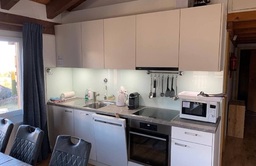 Surcuolm Ski Chalet | Apartment house Surselva, directly on the ski piste