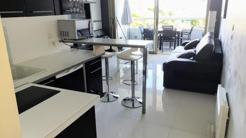 Villeneuve Loubet Beach Apartment | Apartment hotel vue mer à 100 mètres des plages étage 5