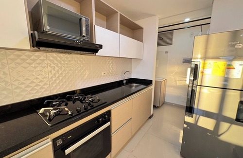 Armenia Apartment | Apartment in Fundadores with balcony, pool, sauna