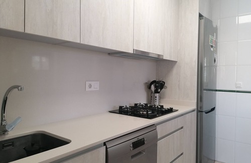 Santa Pola Apartment | Apartment in private urbanization with pool and garden area in Santa Pola