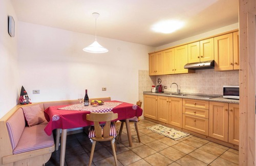 San Giovanni di Fassa Apartment | Apartment "Ciasa Lino Sas da le Doudesc" with Mountain View & Wi-Fi