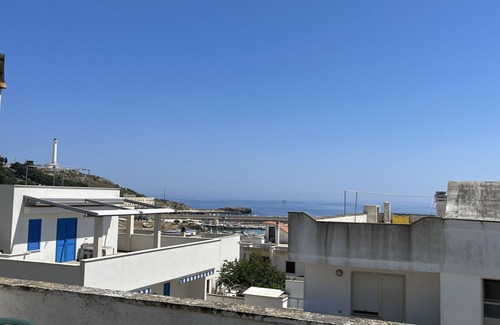 Santa Maria di Leuca Apartment | Apartment 'Monolocale Giorgia' with Sea View, Private Terrace and Air Conditioning