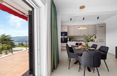 Rabac Apartment | Apartment Klara - beautiful pool apartment for 7 people