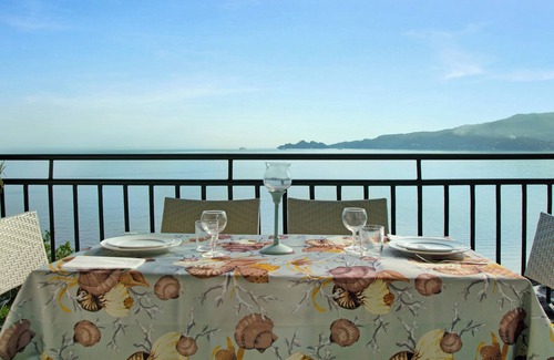 Zoagli Apartment | Apartment 'La Solatia' with Sea View, Balcony and Air Conditioning