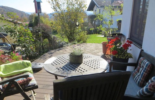 Siegsdorf Apartment | Apartment Maria, 40 sqm, 1 bedroom and 1 living room, terrace, WLAN